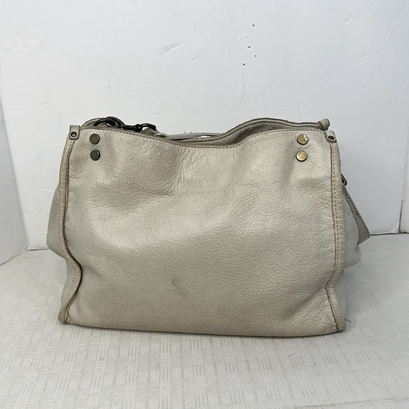 American leather co Austin Triple Entry Hobo in oat milk - Picture 1 of 10
